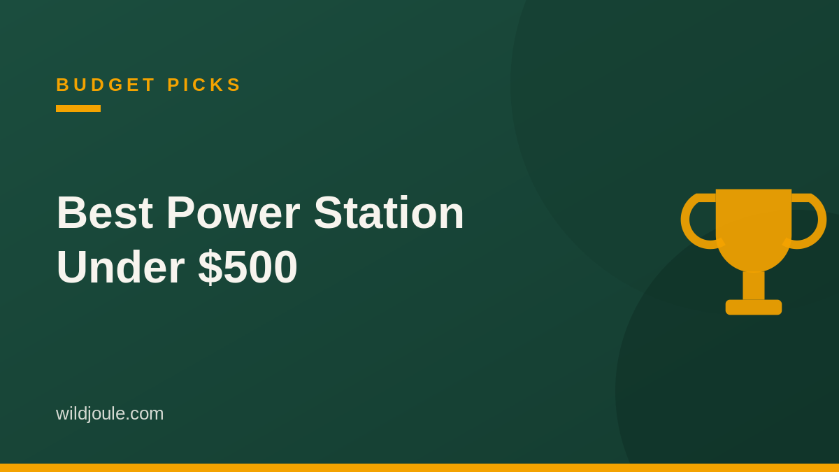 Best power station under 500 dollars featured graphic